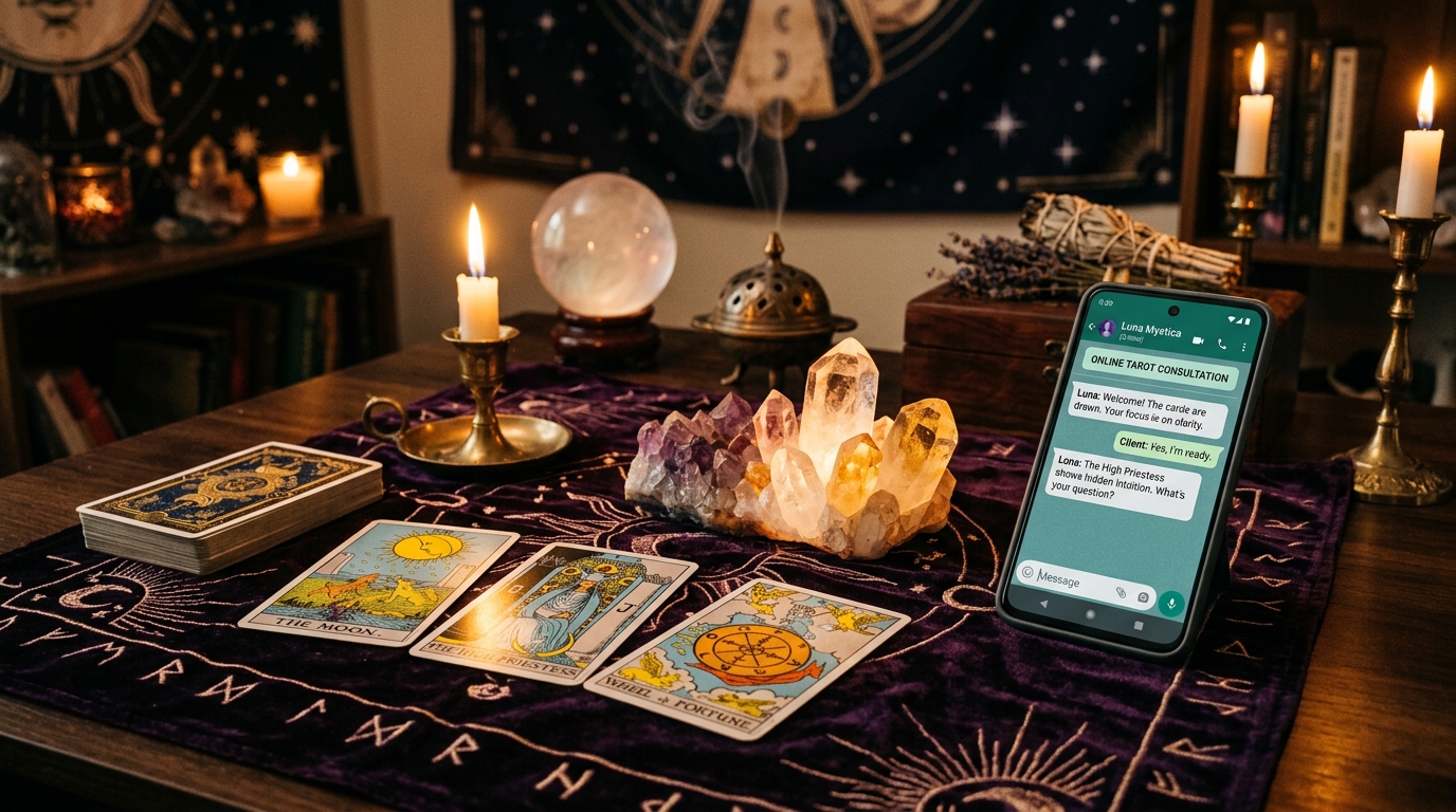 Lectura de Tarot Online vs Presencial en México